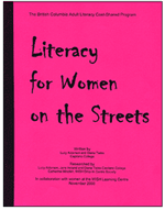 graphic: Literacy for Women on the Streets book cover