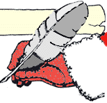 Santa Claus's hand writing