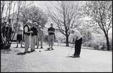 photo of people playing golf