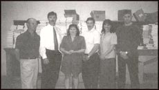 Visiting the books at the DFO warehouse