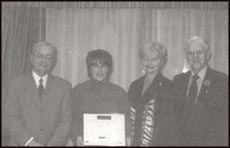 Mr. Frank Connors, Bonnie Rumbolt, Honorable Judy M. Foote, and His Honor,  Dr. A.M. House, Lieutentant Governor