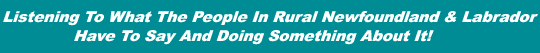 Listening to What the People in Rural NF Have to Say and Doing Something About It!