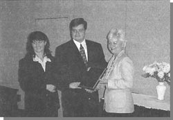 Graphic: a photograph of 3 people (left to right: Kerry Hann, Della Coish, and Judy Foote)