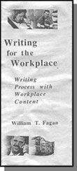 Graphic: a box with the words "Writing for the Workplace" and 4 small photographs inside