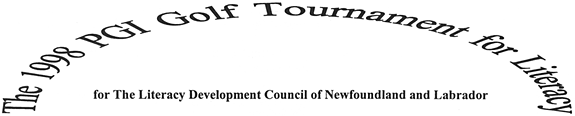 1998 PGI Golf Tournament for Literacy title