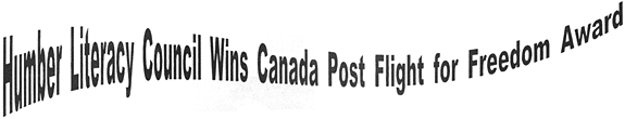 Humber Literacy Council Wins title