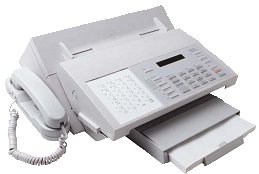 A fax machine