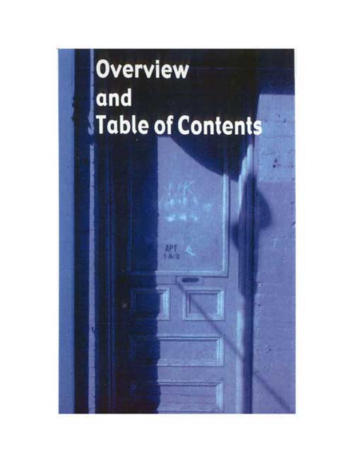 Overview and Table of Contents