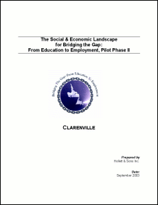 graphic - cover of Bridging the Gap: From Education to Employment-Clarenville