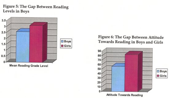 The Gaps Between Reading Levels in Boys