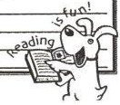 Dog with book
