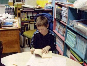 Kid in Classroom