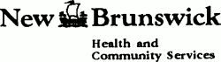 graphic of New Brunswick Health and Community Services logo