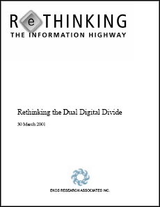 graphic: cover of Rethinking the Information Highway