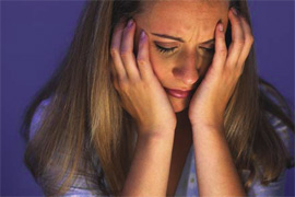 an emotionally damaged woman