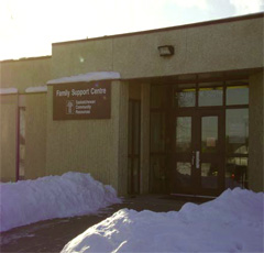 front enterance to a Family Support Centre