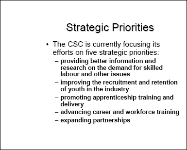 Strategic Priorities