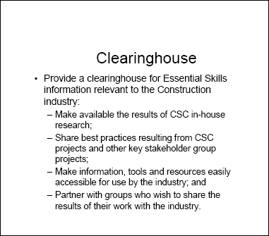 Clearinghouse