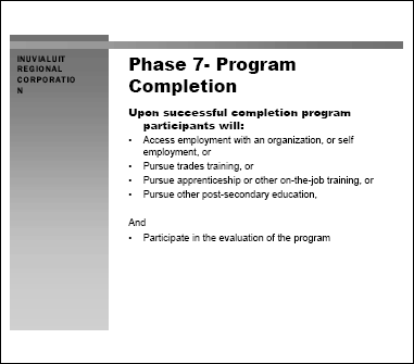 Phase 7 - Program Completion