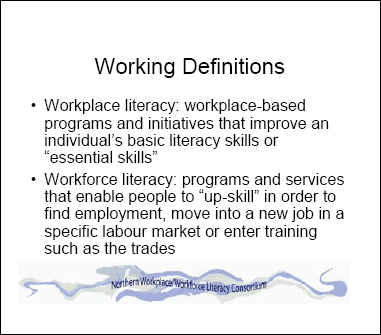 Working Definitions