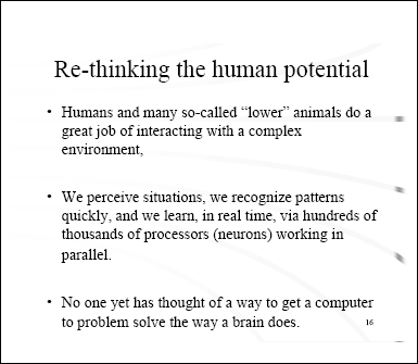 Re-thinking the human potential