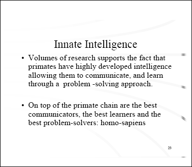 Innate Intelligence