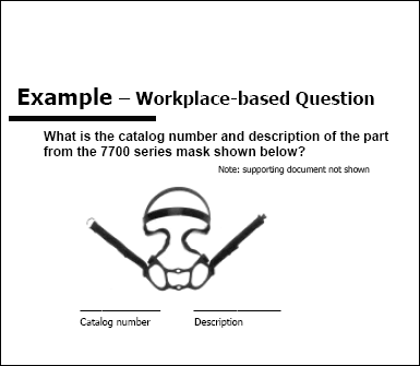 Example – Workplace-based Question