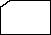 Rectangle with bevelled top left corner