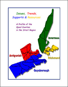 grpahic of Issues, Trends, Supports & Resources' cover page