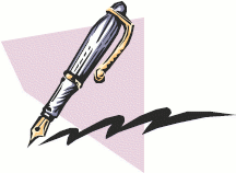 graphic of pen