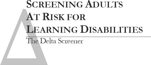 graphic of Delta Screener Logo