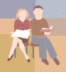 graphic of practitioner and learner seated beside each other