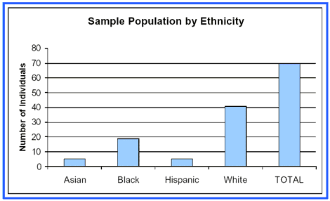 Chart Two - Ethnicity of Participants