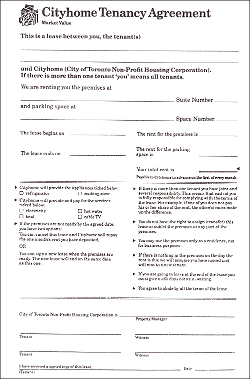 graphic - copy of a tenancy agreement