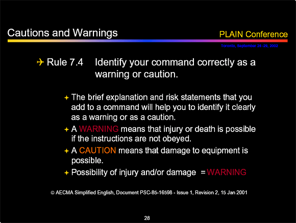 Rule 7.4 - Slide 28