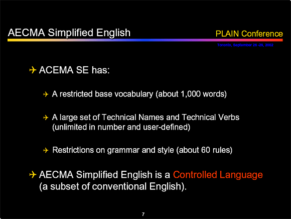 AECMA SE has - Slide 7
