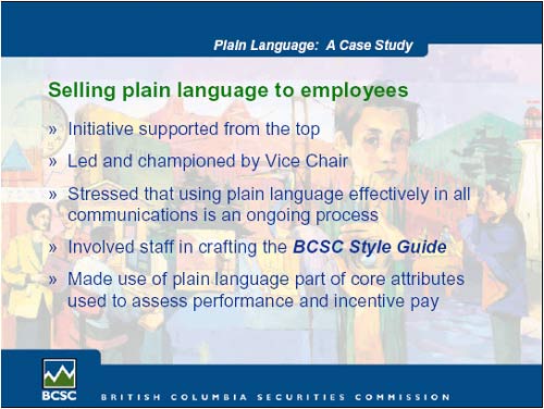 Selling plain languages to employees - Slide 11