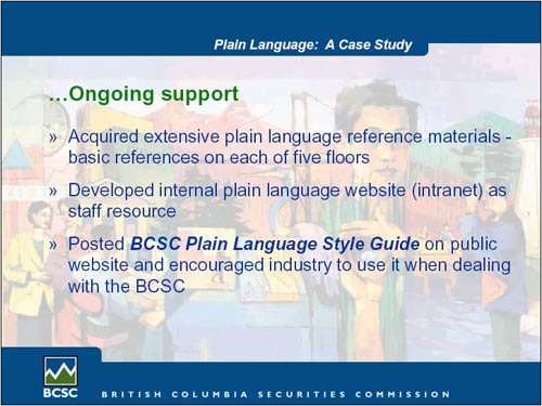 Ongoing support - Slide 13