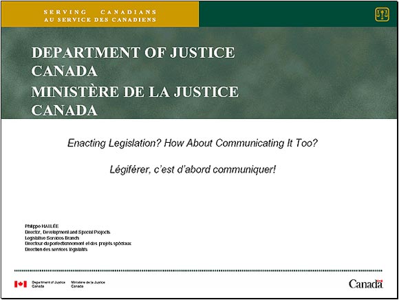 Enacting Legislation? How About Communicating It Too? - Slide 1