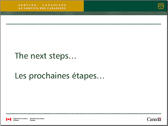 The next steps... - Slide 8