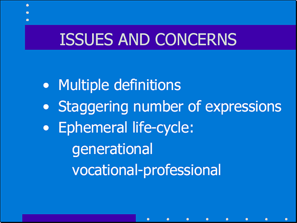 Issues and Concerns - Slide 2