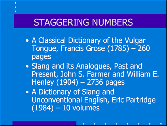 Staggering Numbers - Slide 4