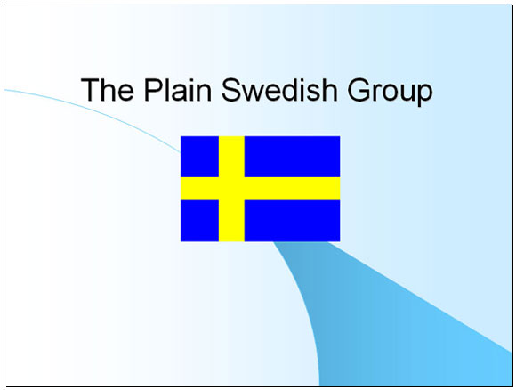 The Plain Swedish Group cover graphic