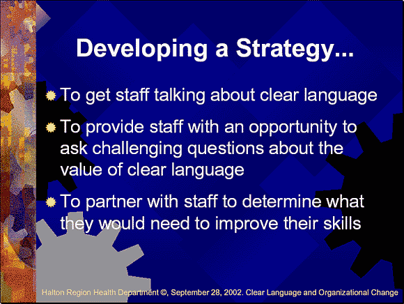 Developing a Strategy... - Slide 6