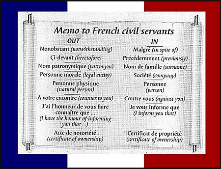 Memo to French civil servants image