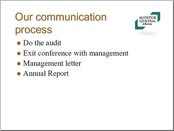 Our communication process - Slide 5