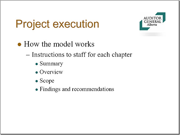 Project execution - Slide 8