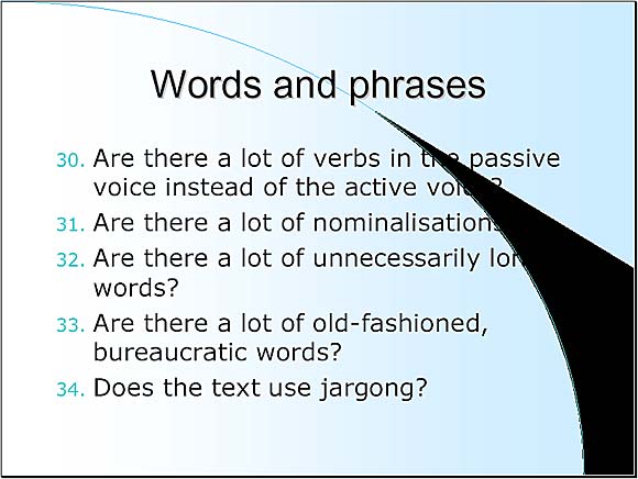 Words and phrases - Slide 9