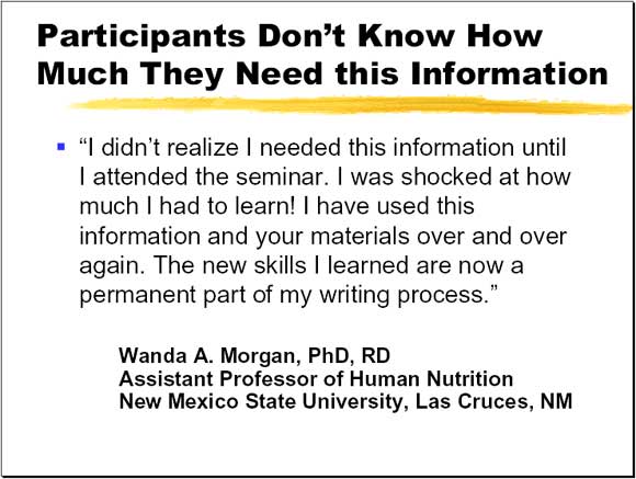 Participants Don�t Know How Much They Need this Information - Slide 11