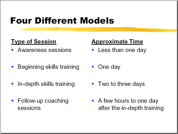 Four Different Models - Slide 4